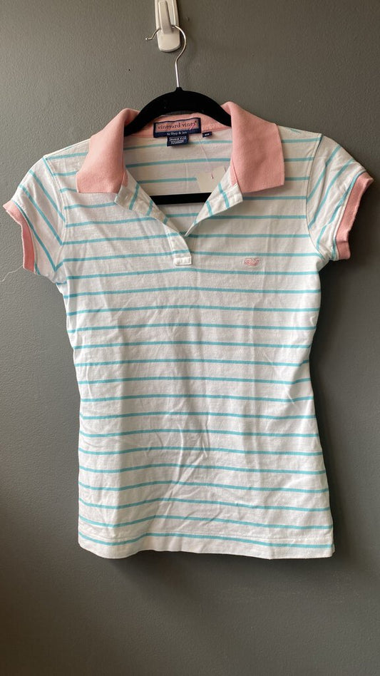 Pique Striped Polo