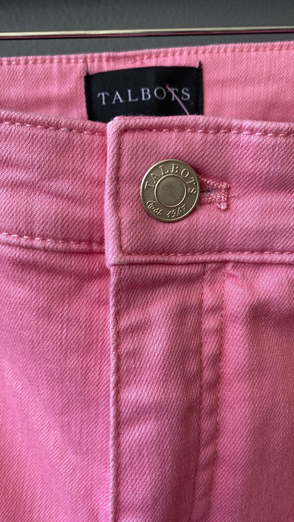 Petite Slim Ankle Pink Jeans