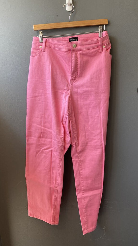 Petite Slim Ankle Pink Jeans