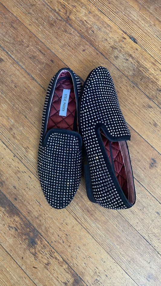 Studded Smoking Slippers