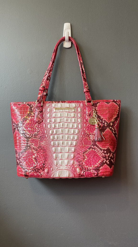 Croc Embossed Tote Bag