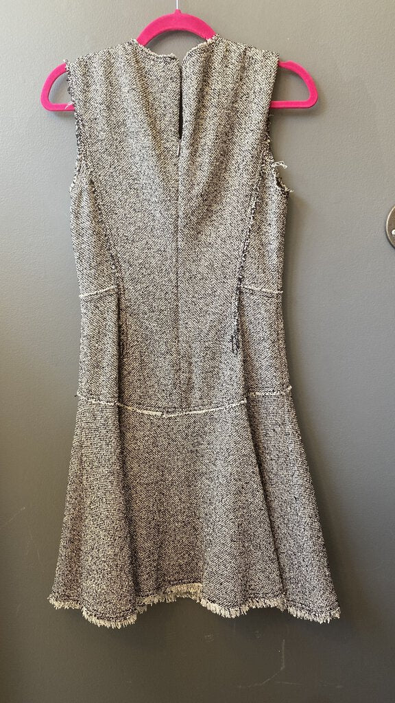 Drop Waist Tweed Dress