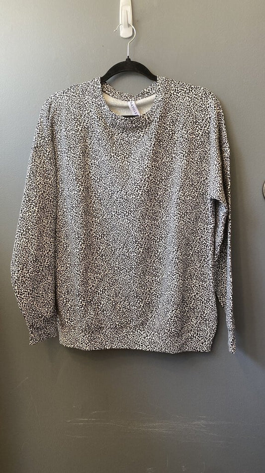 Mini Leaopard Print Crewneck