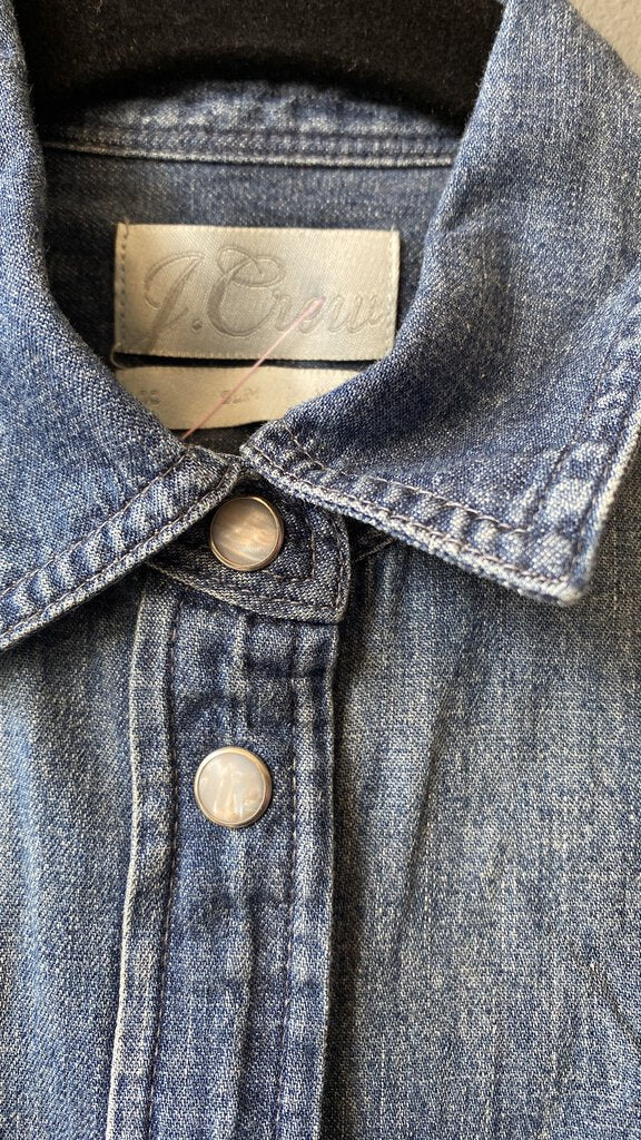 Denim Snap Up Shirt