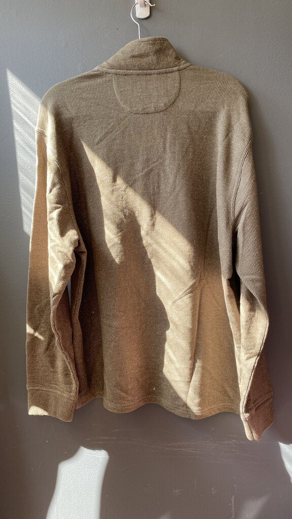 Sweater Fleece Button Pullover