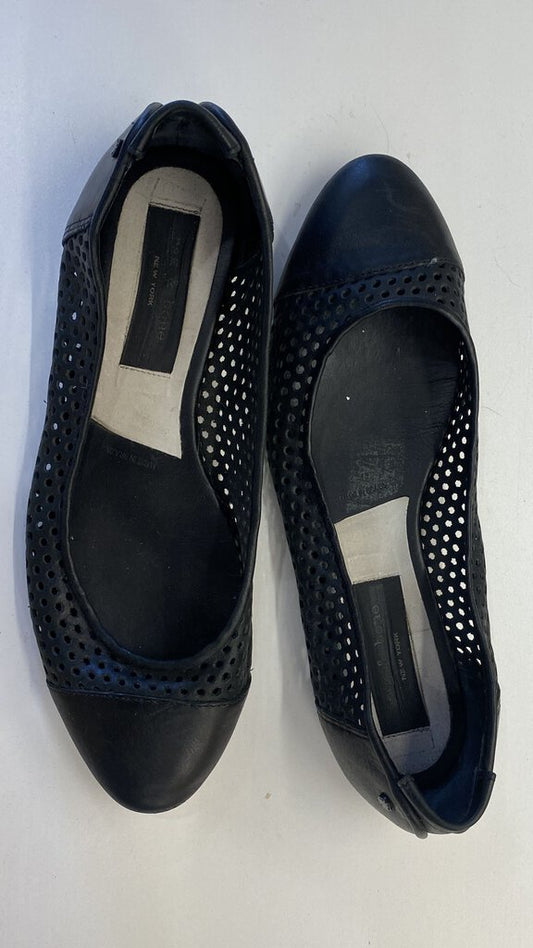 Perforated Leather Ballet Flats (38.5) as is