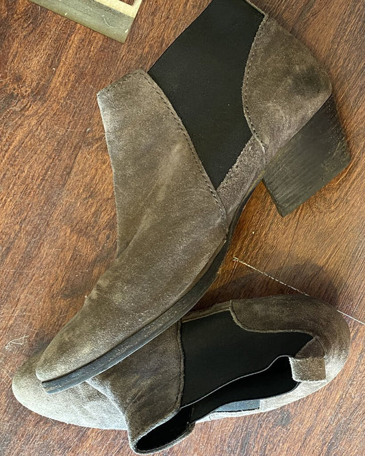 Waterproof Suede Booties (as is)