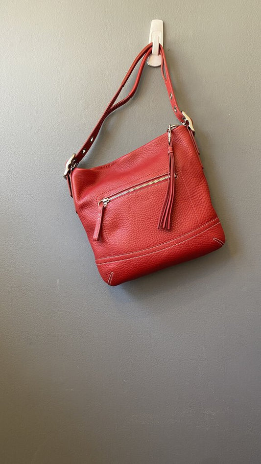 Vintage Pebbled Shoulder Bag