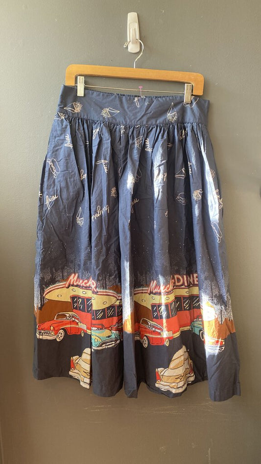 Dawn Porter Munchie's Diner Midi Skirt