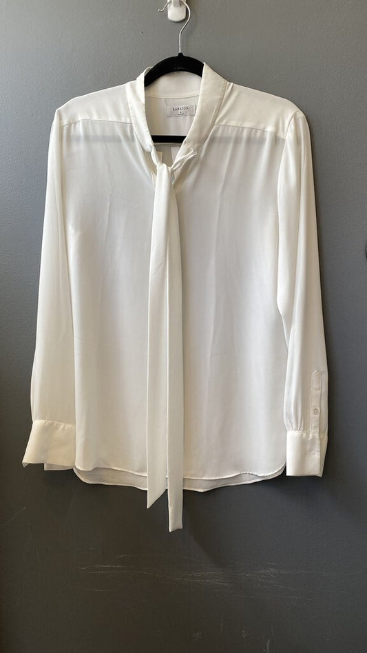 Pussy Bow Popover Blouse