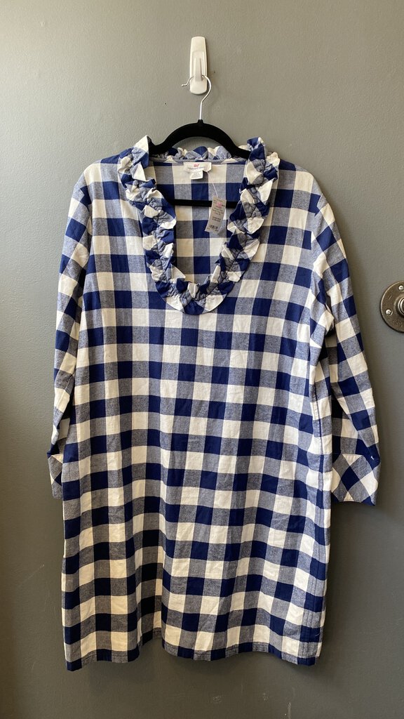 Flannel Check Shift Dress