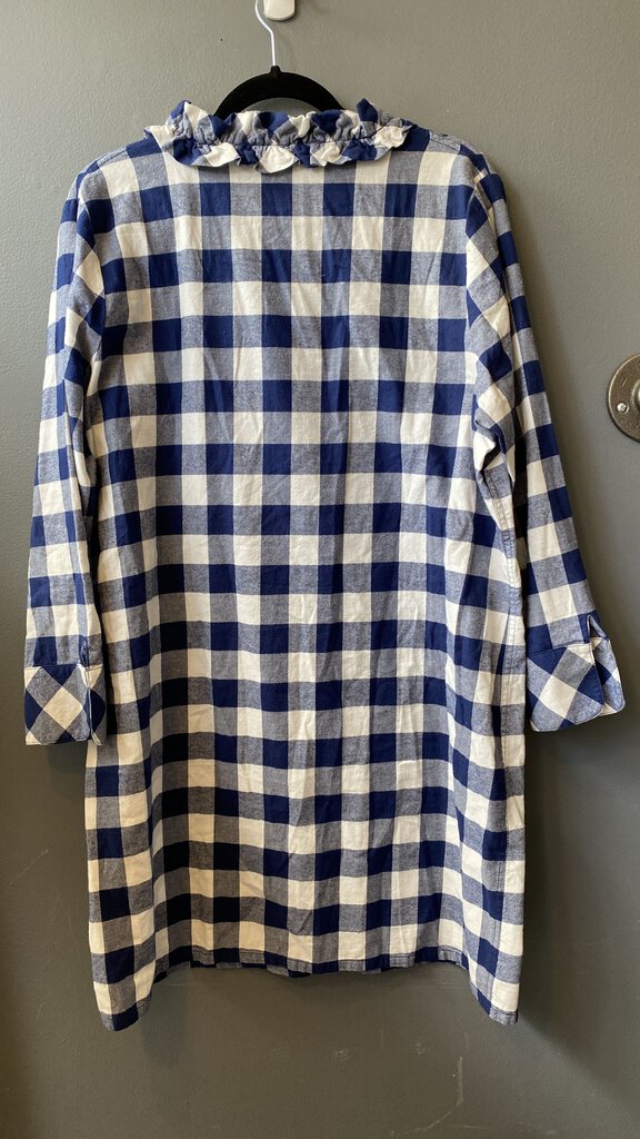 Flannel Check Shift Dress