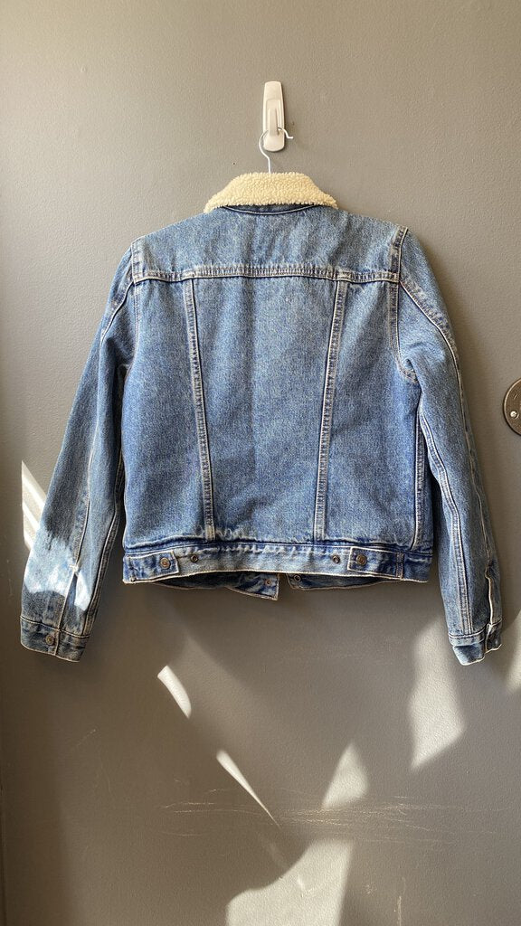 Shearling Denim Jacket