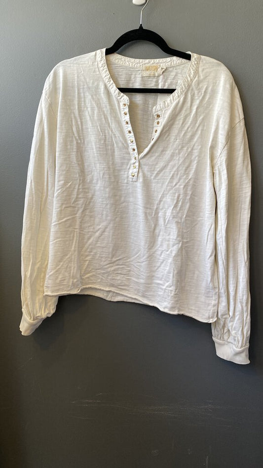 Snap Henley Long Sleeve Tee