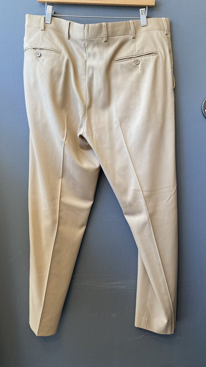 Tapered Khaki Dress Pants