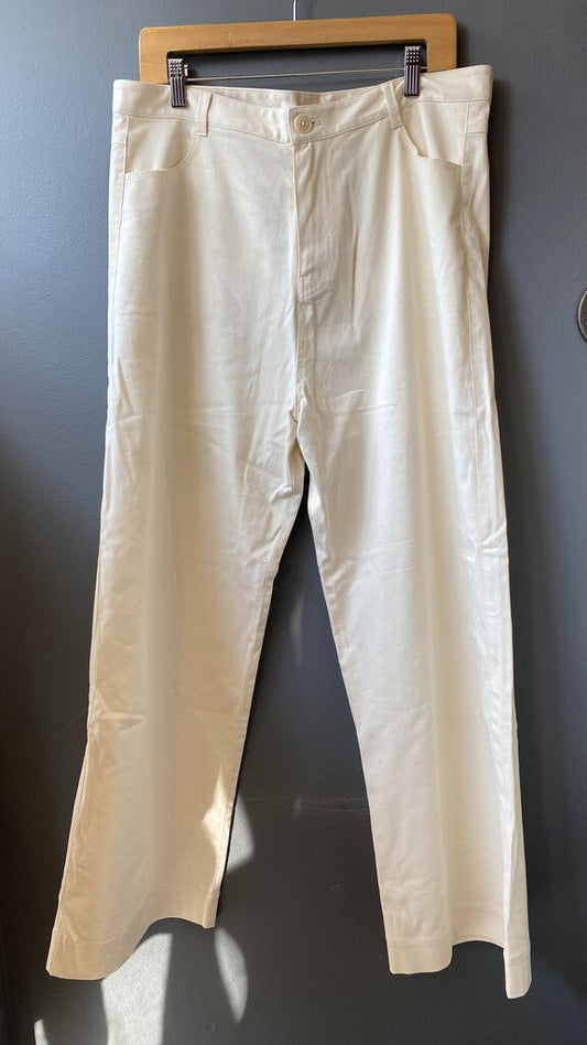 Wide Leg Canvas Pants