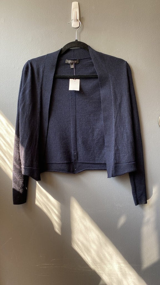 Merino Crop Bolero Open Cardigan