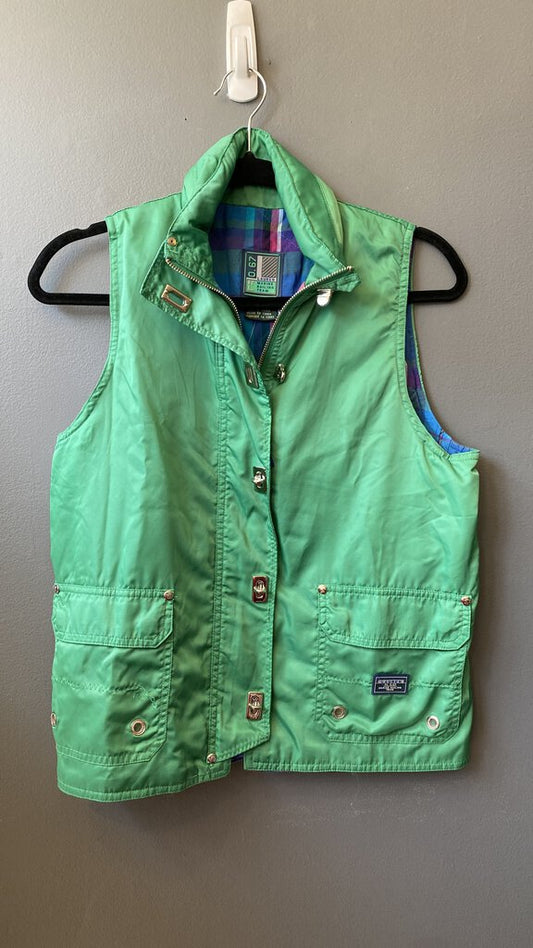 Vintage Toggle Zip Up Vest