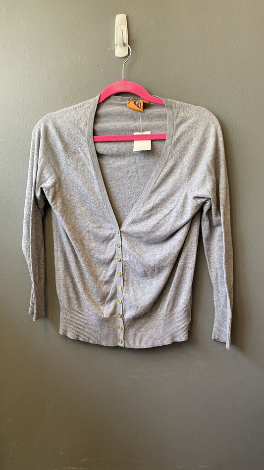 CottonBlend V neck Cardigan Sweater