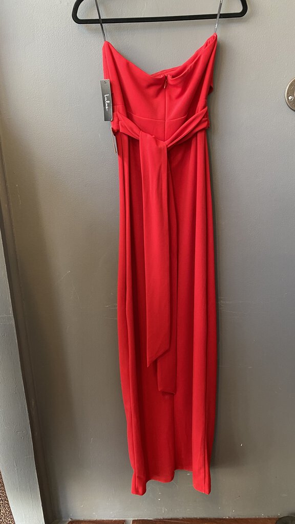 Strapless Tie Gown