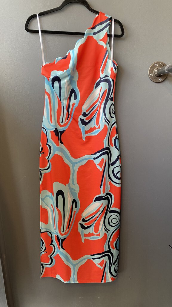 One Shoulder Maxi Dress