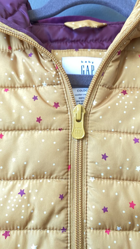 Star Print Puffer Jacket