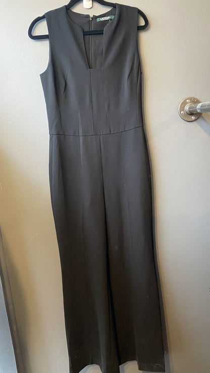 Wide Leg Black Jumpsuit