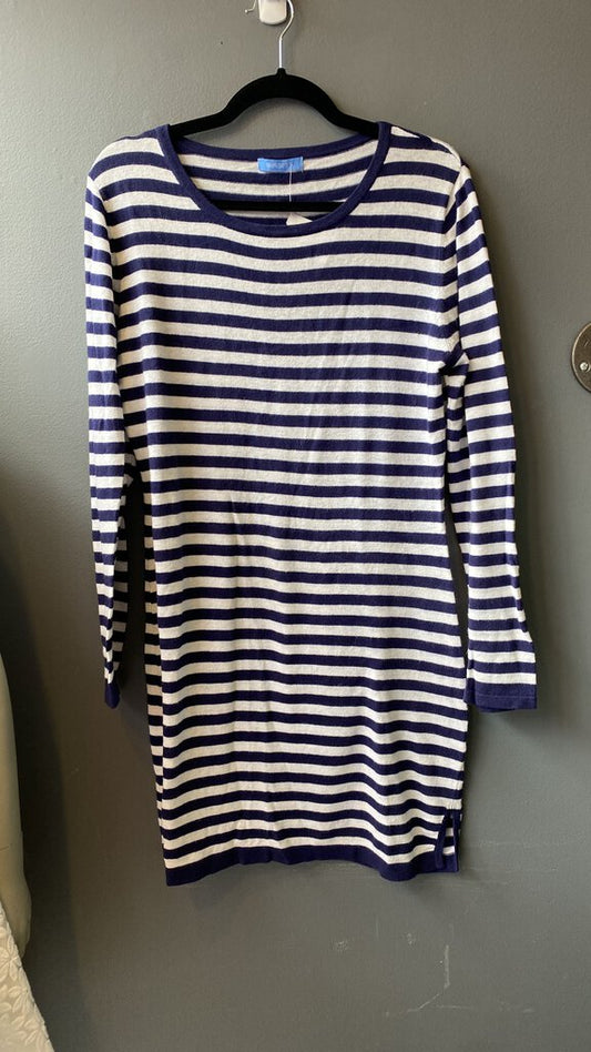 Cotton Cashmere Stripe Dress