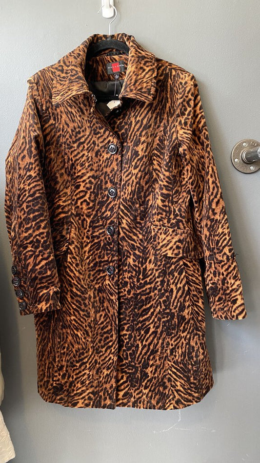 Velvet Leopard Long Jacket