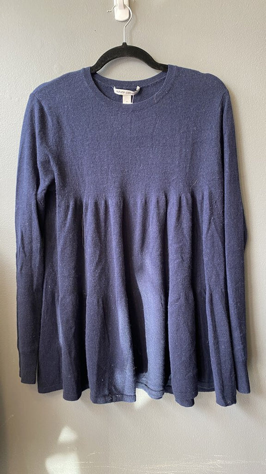 Pleated Cashmere Sweater