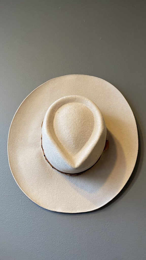 Wool Tall Wide Brim Hat