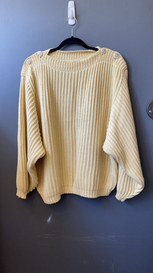 Pima Cotton Knit Boatneck Sweater