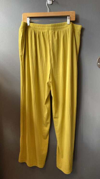 Micro Pleat Wide Leg Pants