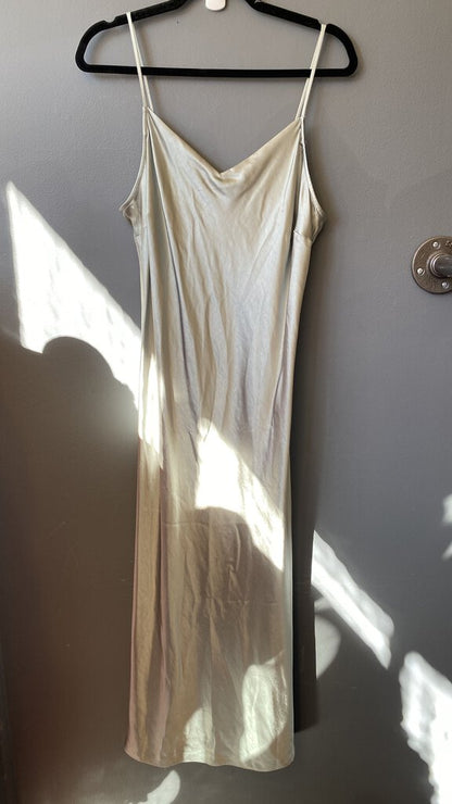 Satin Slip Midi Dress (UK14)