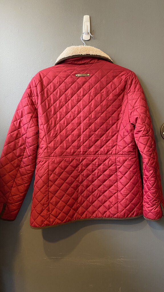 Quilted Sherpa Collar Jacket