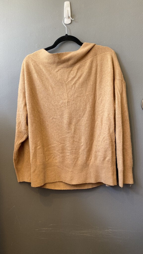 Boatneck Drop Shoulder Cashmere Sweater