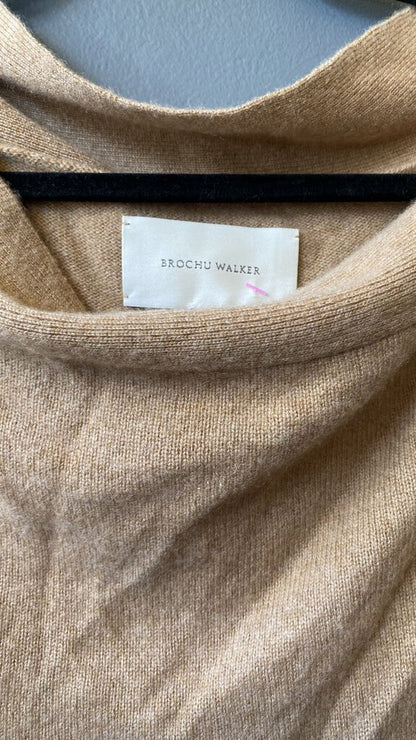 Boatneck Drop Shoulder Cashmere Sweater