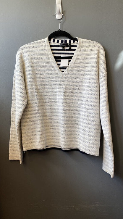 Inside Out Style Stripe Knit Top