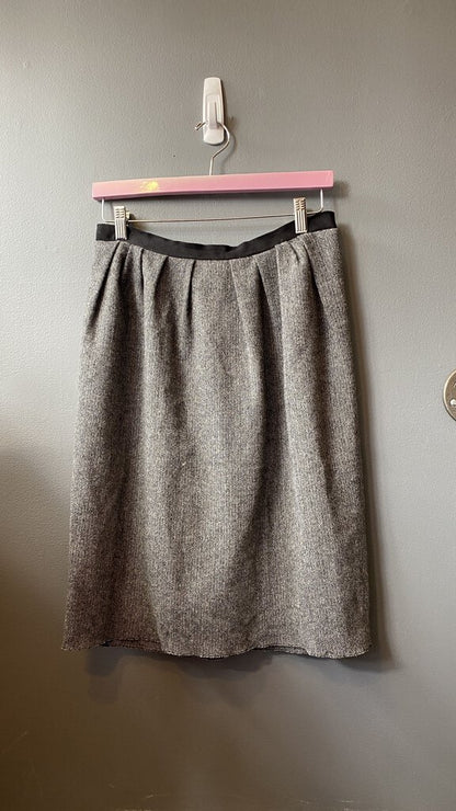 Herringbone Pencil Skirt (40)