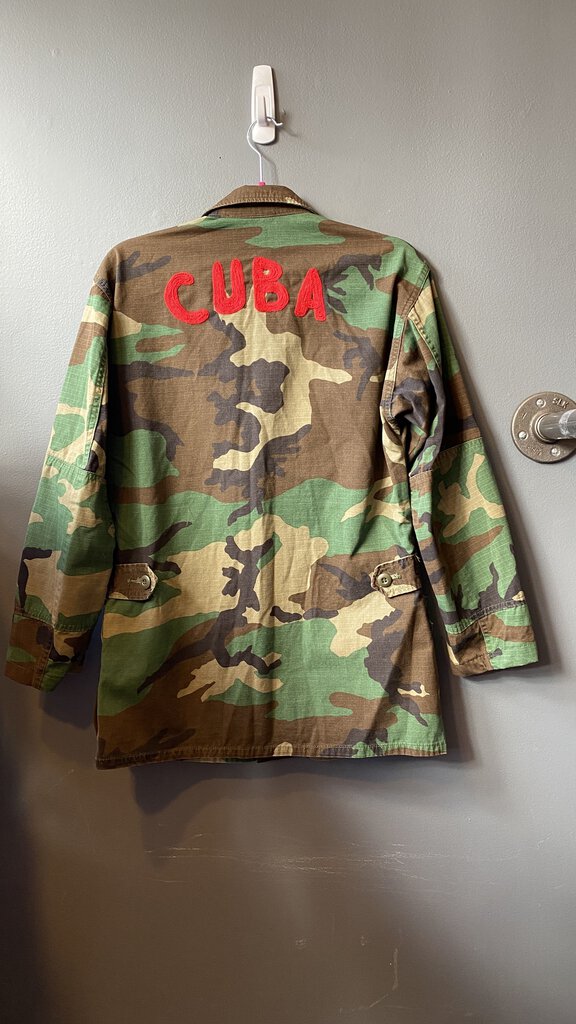 One of a Kind Camo CUBA Jacket