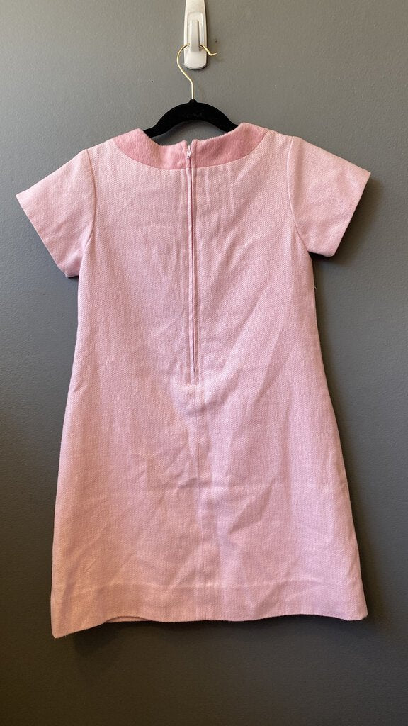 Pink Pocket Front Shift Dress