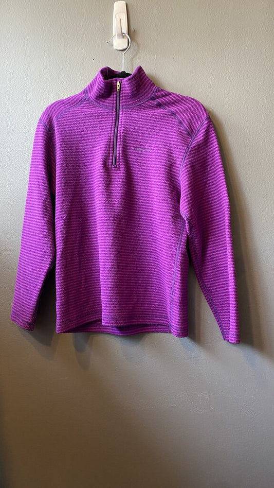 Fleece Stripe 1/2 Zip Pullover