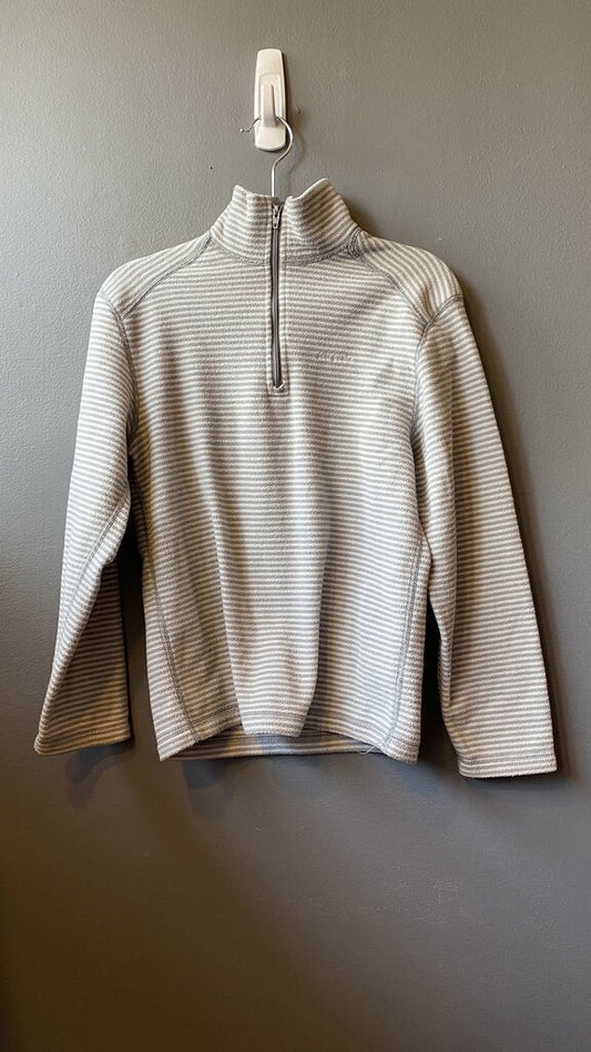 Fleece Stripe 1/2 Zip Pullover