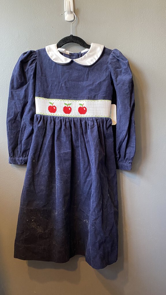 Corduroy Smocked Apple Dress