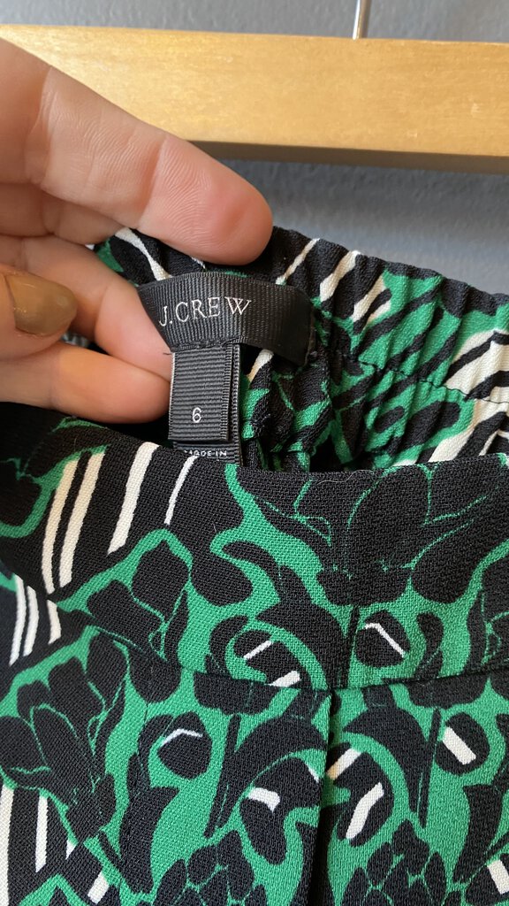 Malachite Print Pull On Pants