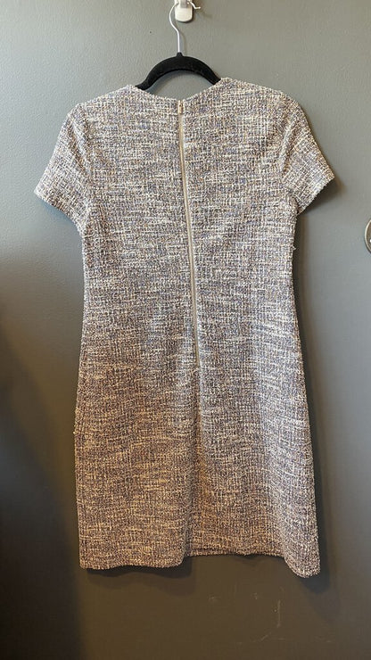 Tweed Short Sleeve Sheath Dress