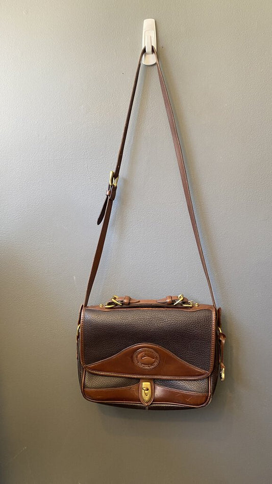 Vintage Leather Crossbody Bag