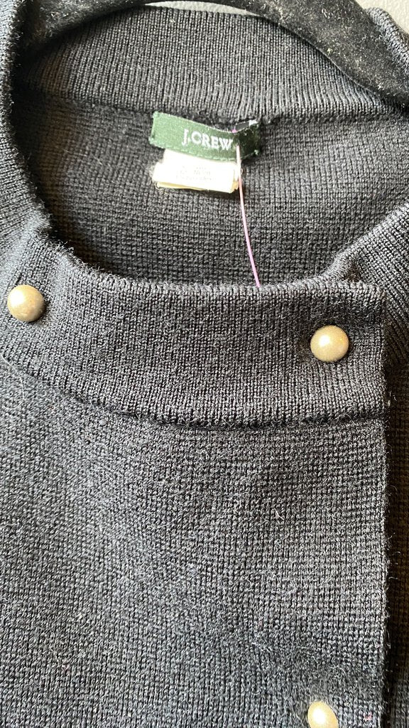 Wool Pearl Double Breasted Sweater