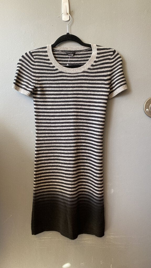 Stripe Short Sleeve Dress