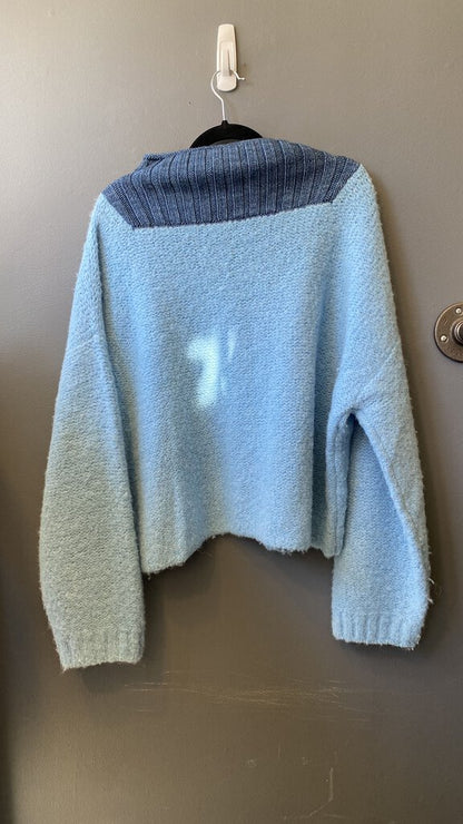 Fuzzy Knit Turtleneck Sweater